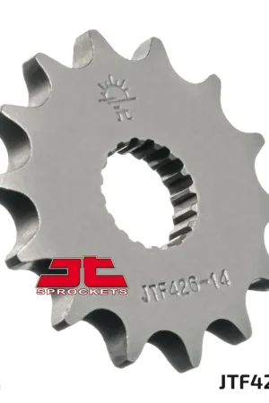 JT SPROCKETS - FRONT STEEL 14T, 428 - Sprockets - 14T, 428 Nieuw Model
